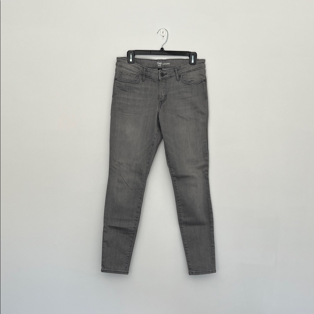 gap grey legging skinny jeans, size 29